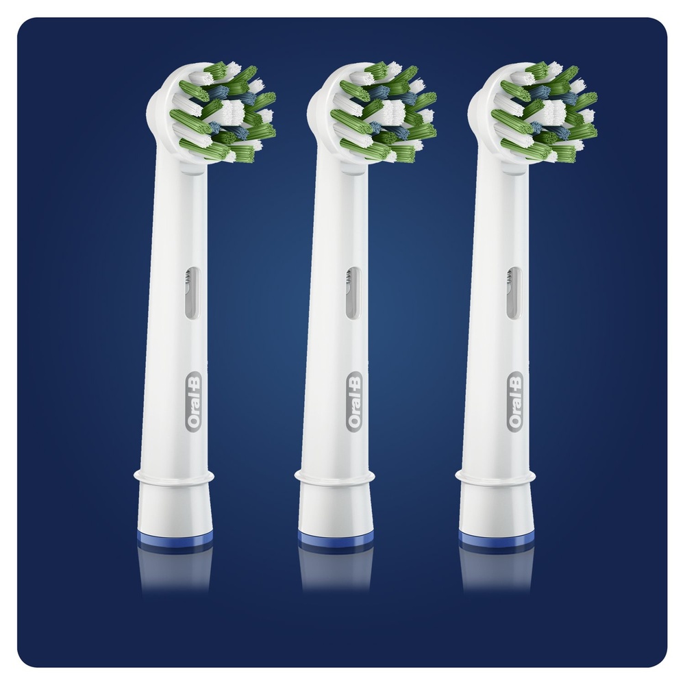 oral-b Oral-B CrossAction Brossette Avec CleanMaximiser, 3 Brossettes De Rechange
