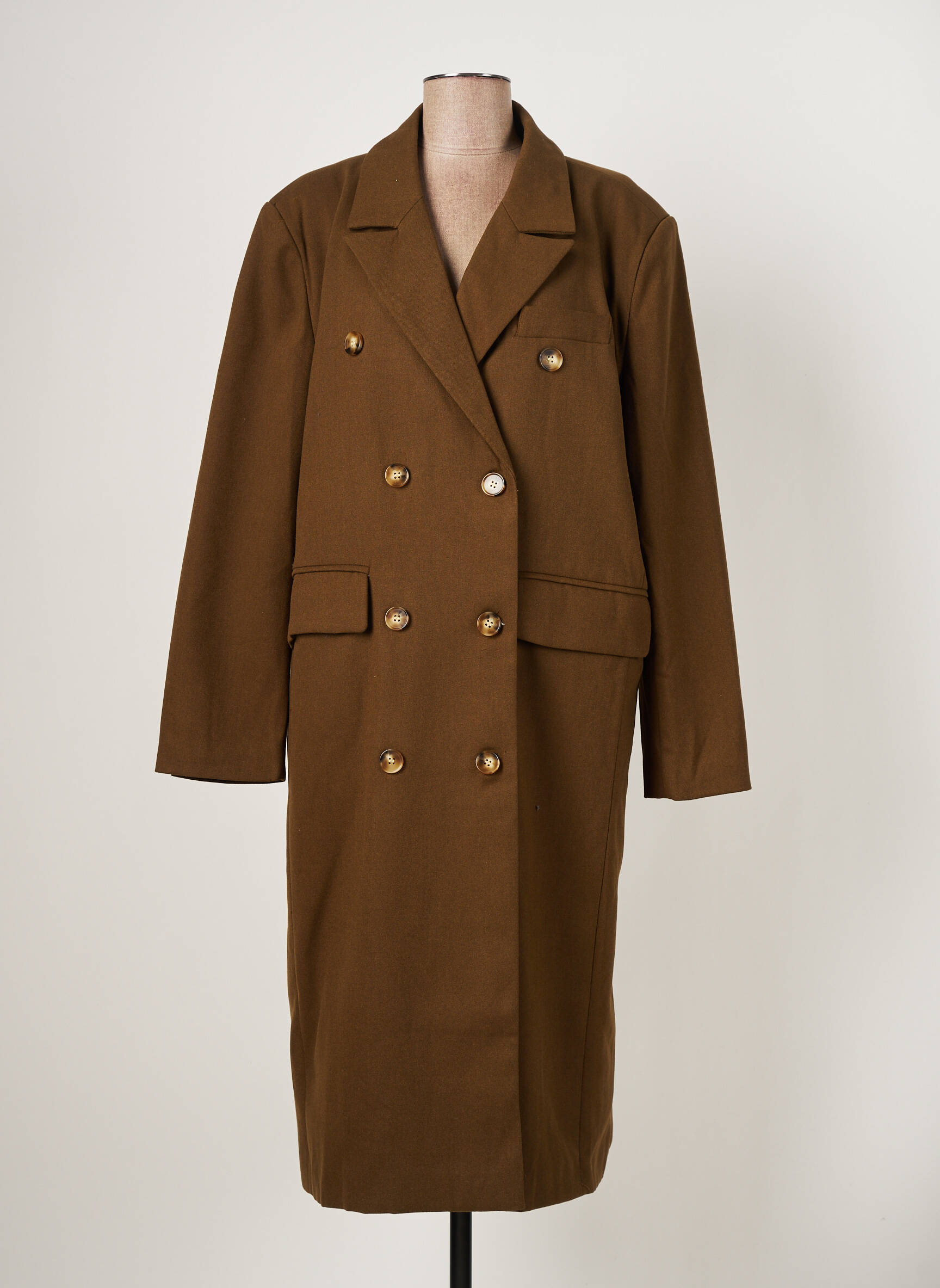 Jcl Manteaux Longs Femme couleur vert