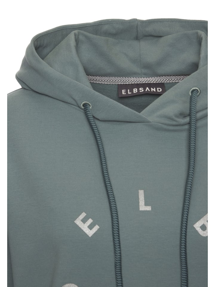 ELBSAND Kapuzensweatshirt in petrol günstig kaufen