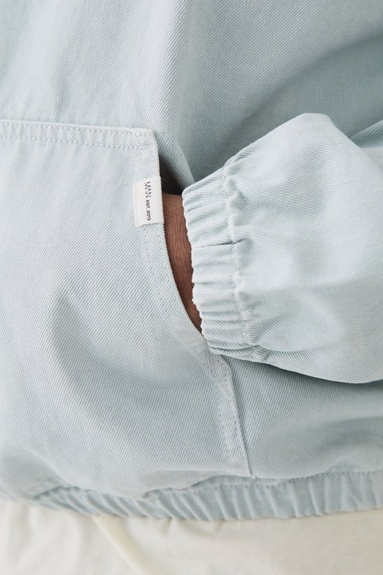 Plus Denim-Hoodie