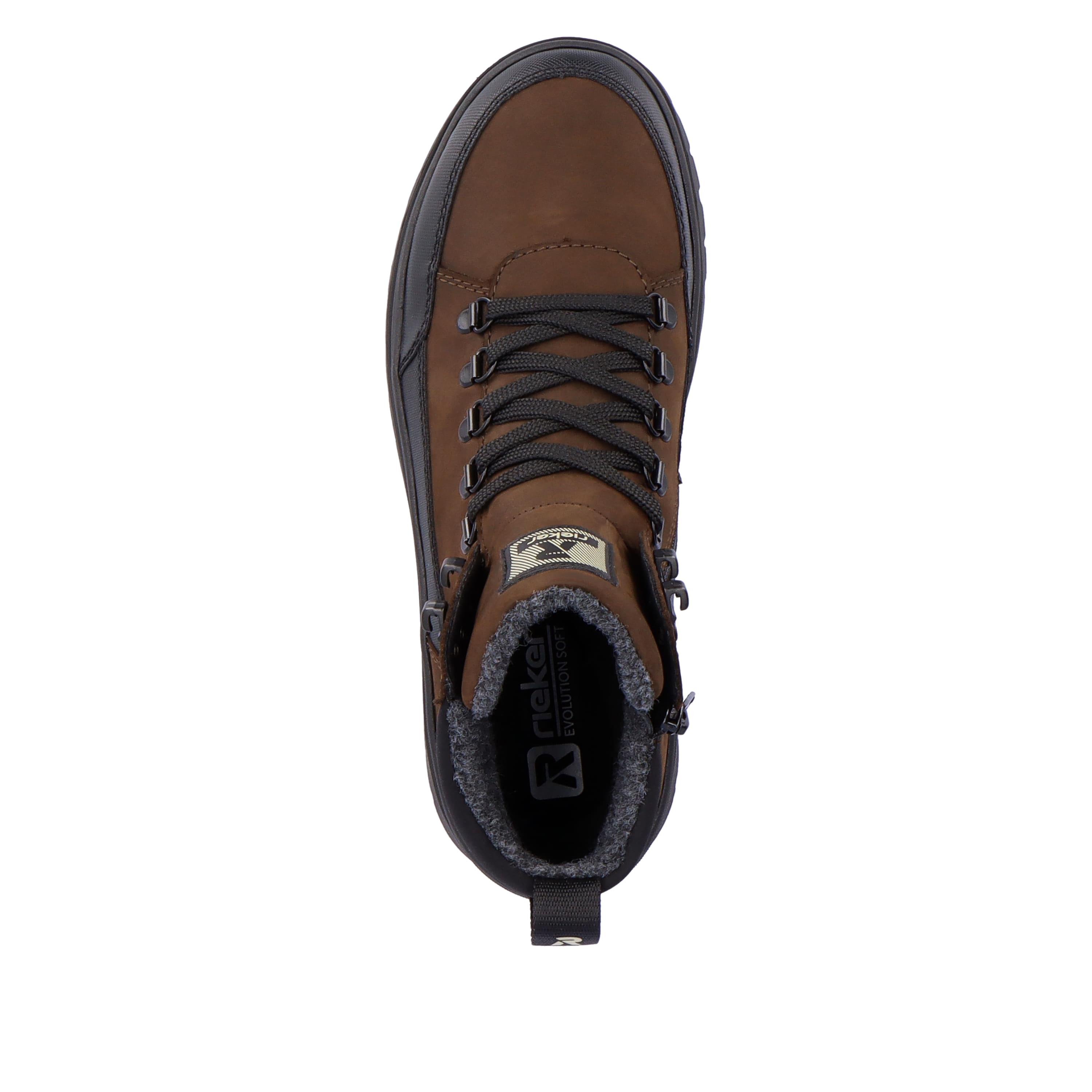 Rieker Herren Schnürstiefel nut-brown noir