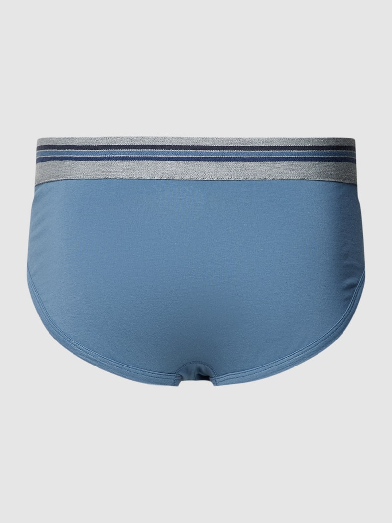 Slip mit Label-Detail im 3er-Pack in blau
