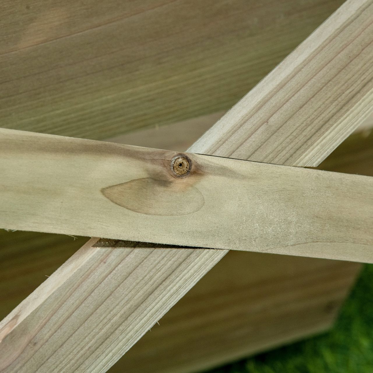 Outsunny Hochbeet Holz Blumenleiter mit 3 Ablagen Pflanzentreppe Natur