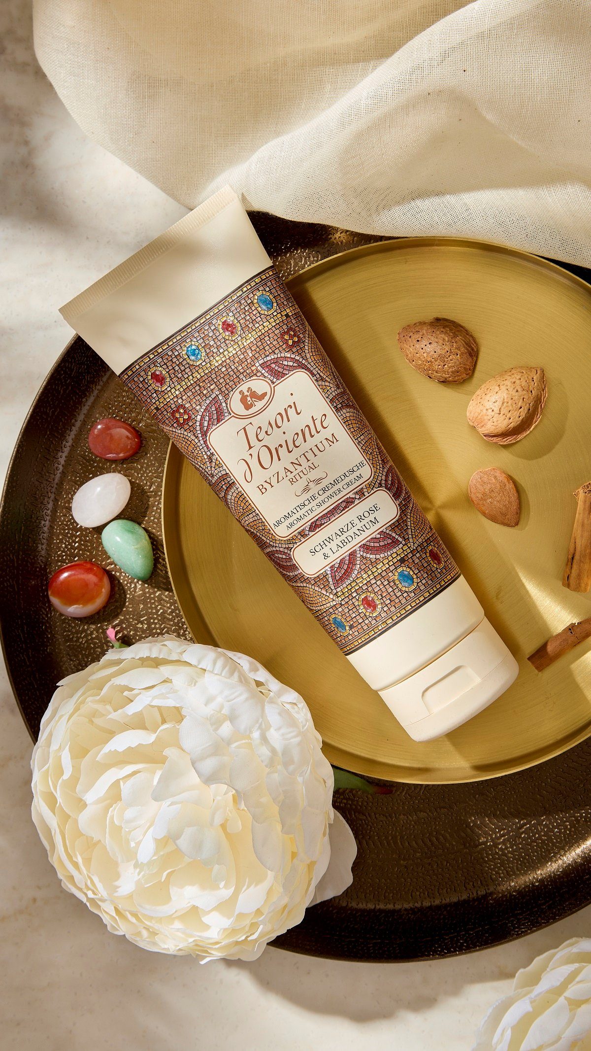 Tesori d´Oriente Duft-Set Geschenkset Byzantium Cremedusche Eau de Toilette Duftkerze