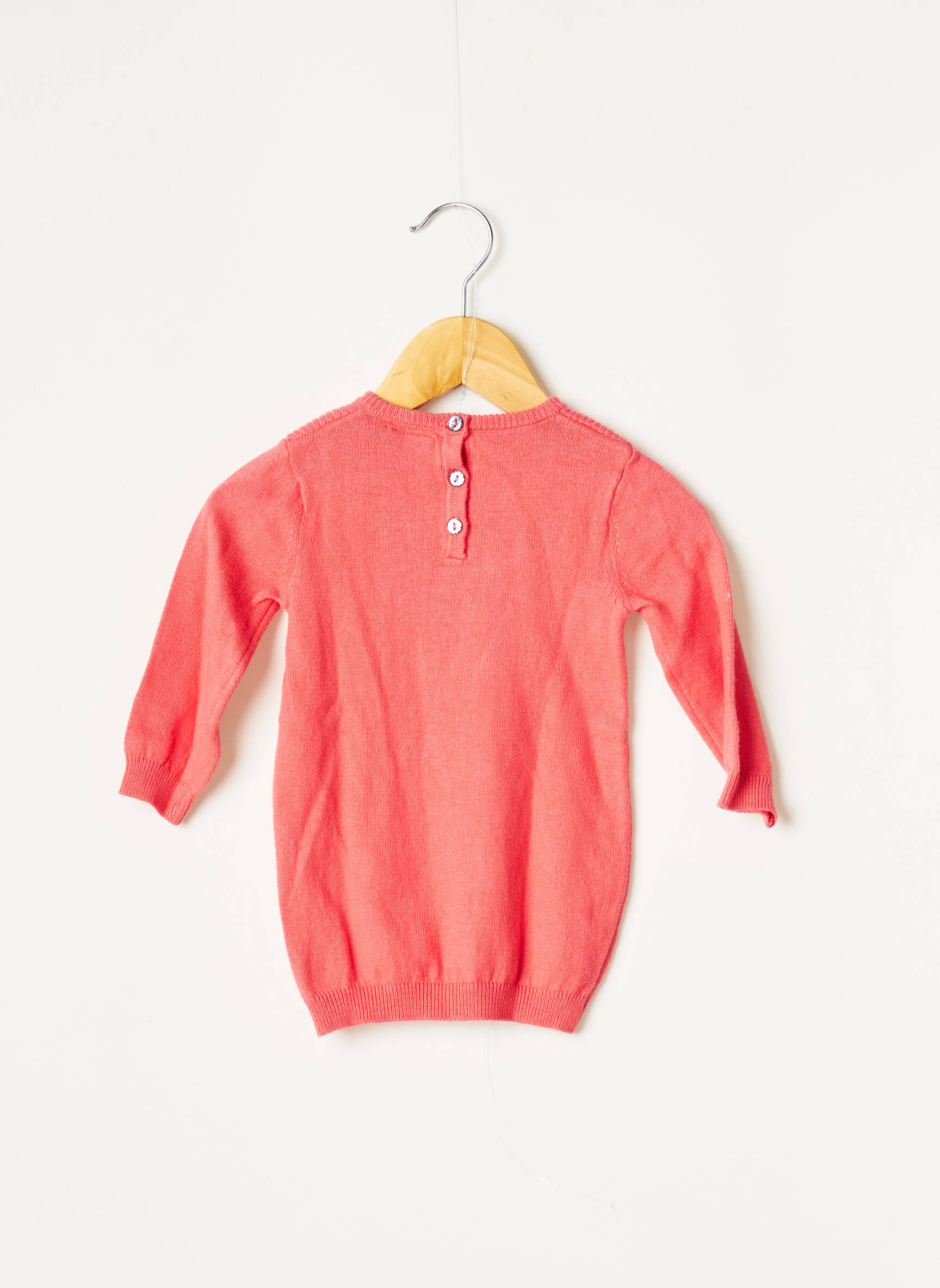 3 Pommes Robes Pulls Fille couleur orange
