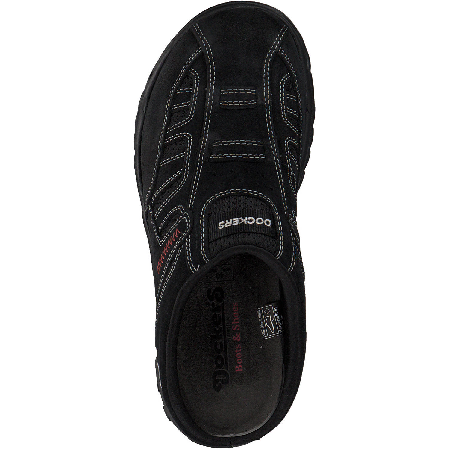 Dockers 36LI005, Pantoletten, Herren, Schwarz