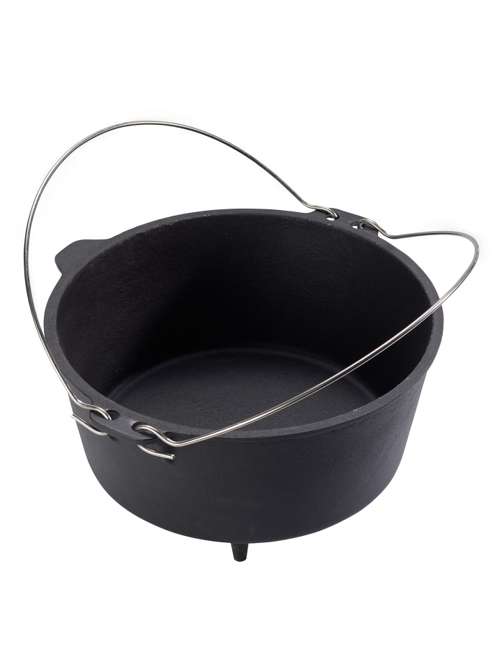 Echtwerk Gusseiserner Dutch Oven groß 76 l in Schwarz günstig kaufen onesize