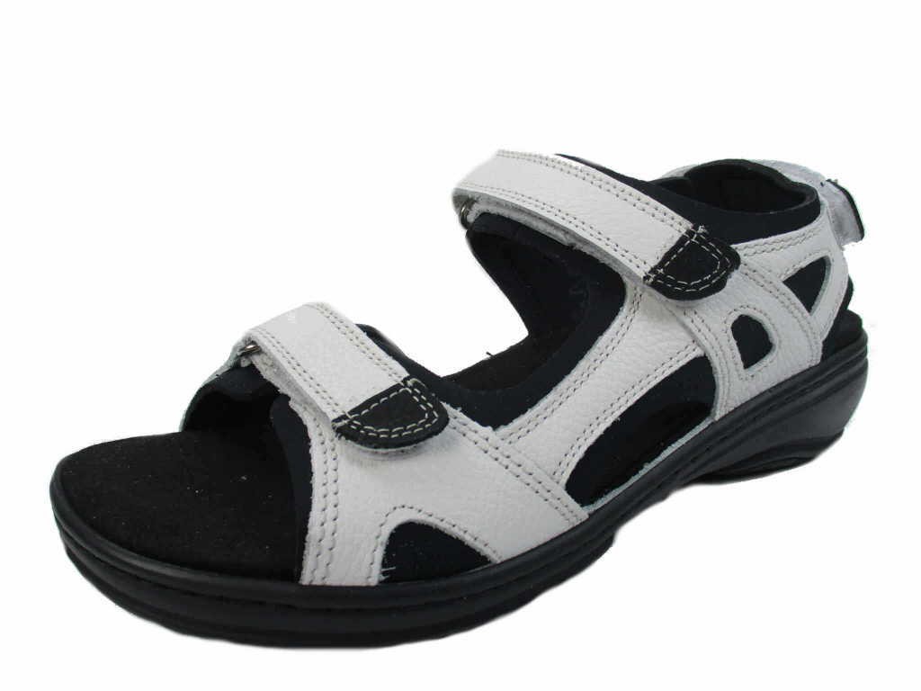 FIDELIO Komfort Sandalen weiss