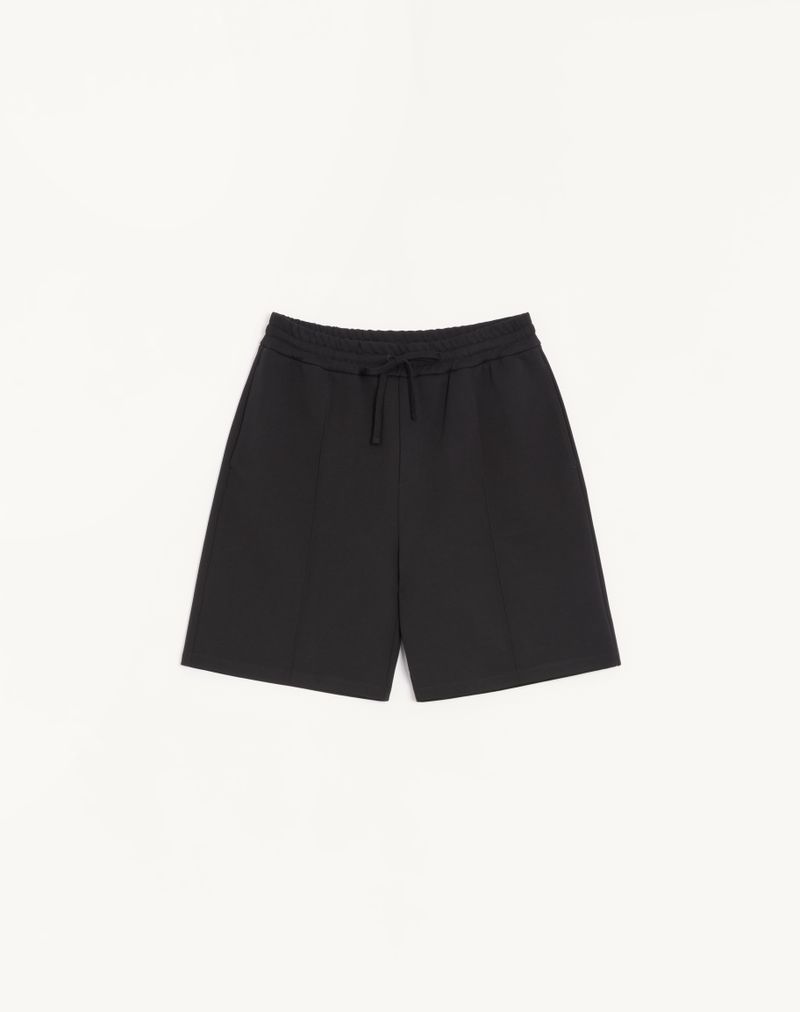 Bermuda Valentino de algodão com detalhes dourados
