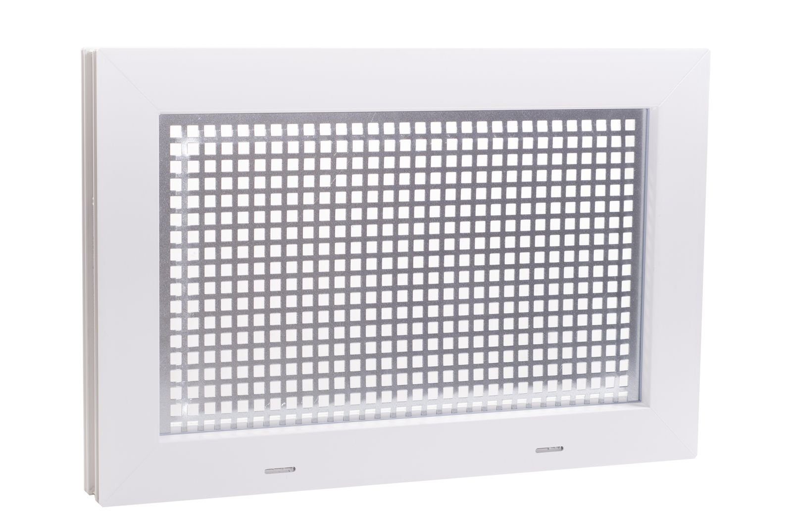 ACO Severin Ahlmann GmbH & Co. KG Kellerfenster ACO 60x40cm Nebenraumfenster Isofenster + Schutzgitter Kellerfenster Fenster weiß, inkl. Schutzgitter mit einfacher Montage