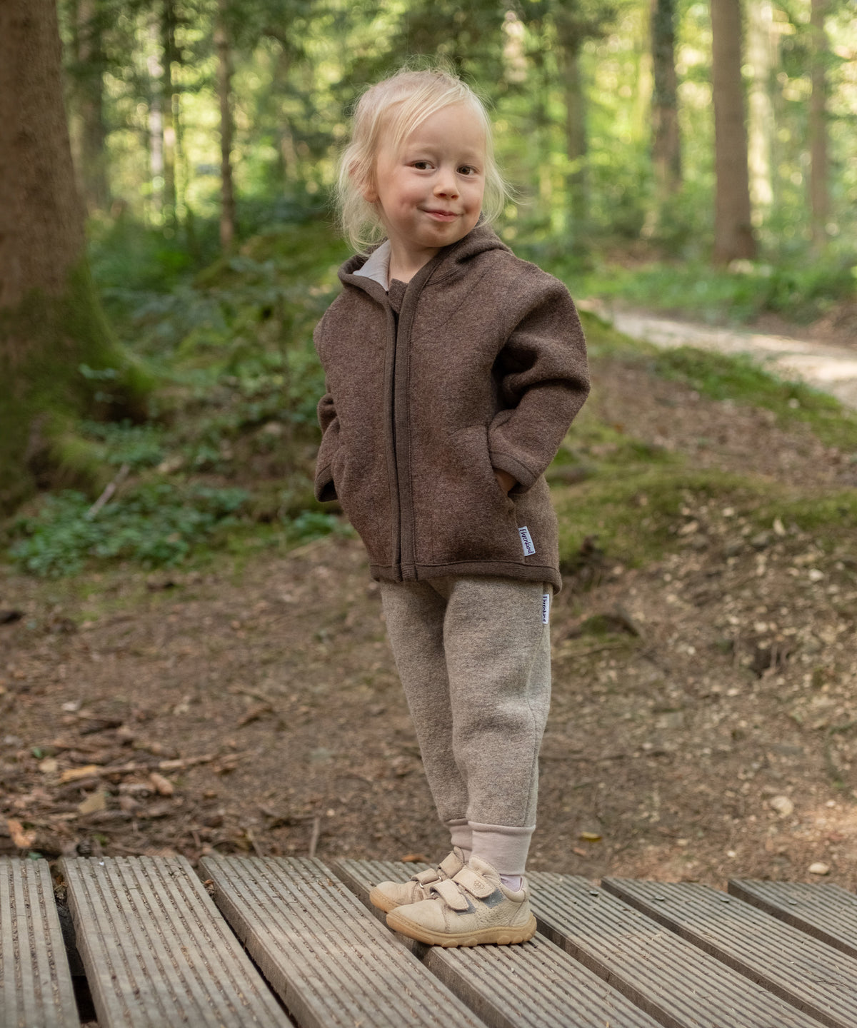 Walkhose mit Bündchen