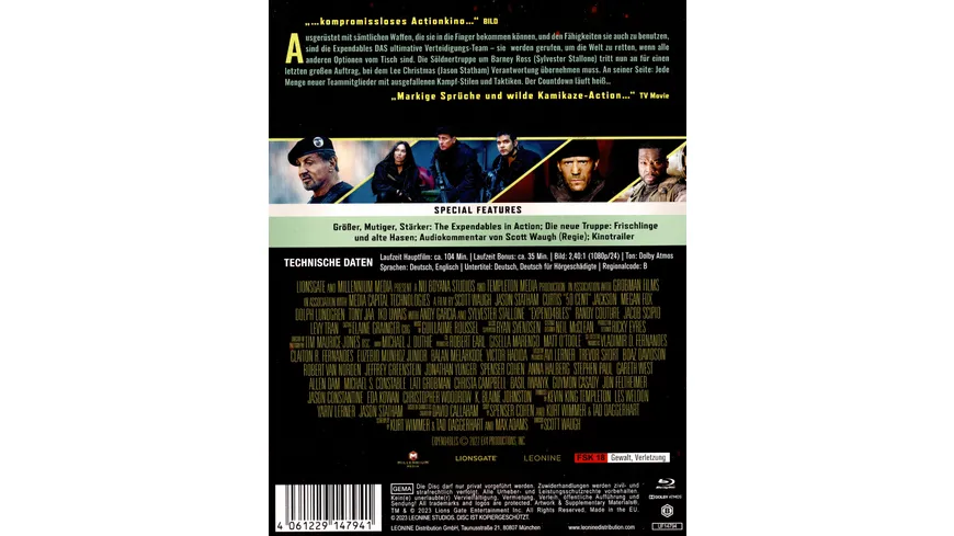 The Expendables 4 - Steelbook - Limited Edition