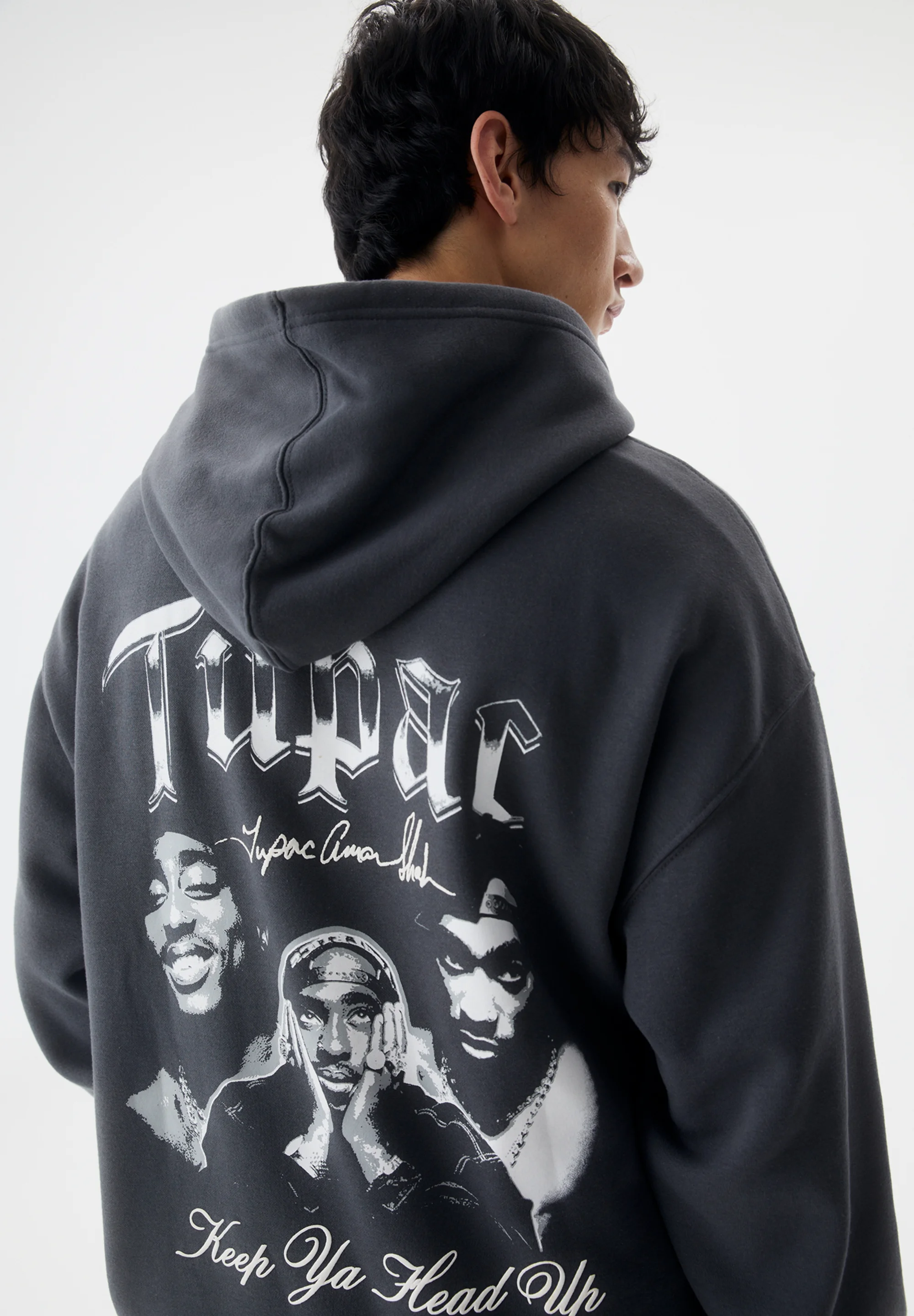 PULL&BEAR TUPAC - Sudadera con capucha