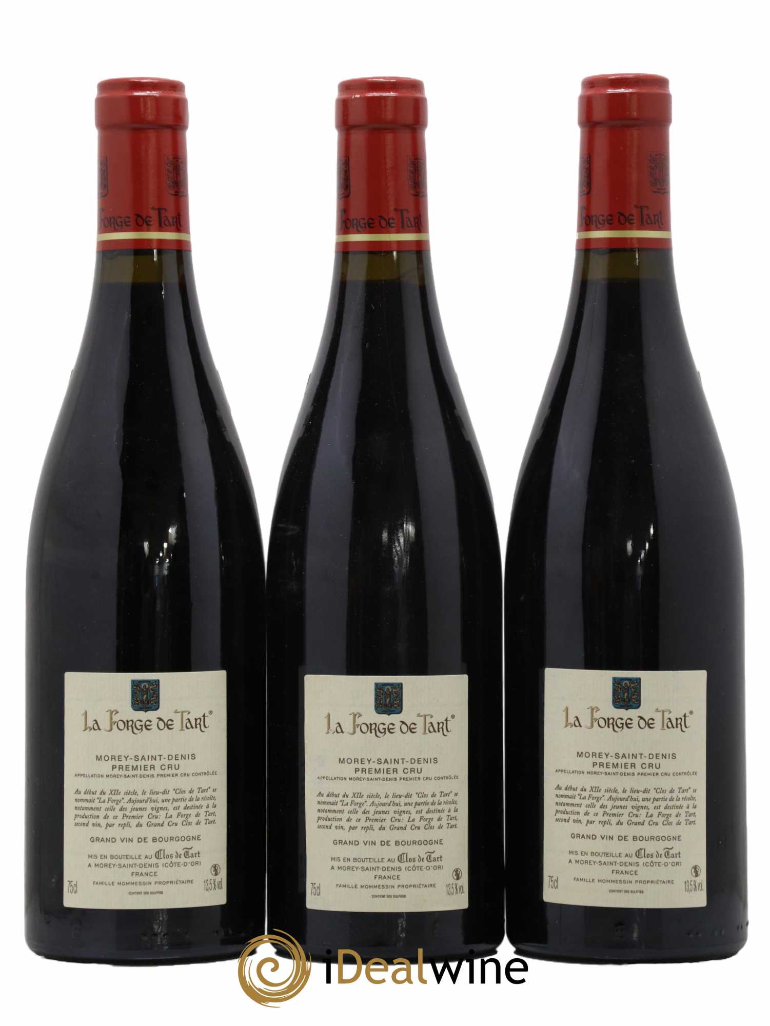 Morey Saint-Denis 1er Cru La Forge de Tart Mommessin  2011 - Lot de 3 Bouteilles