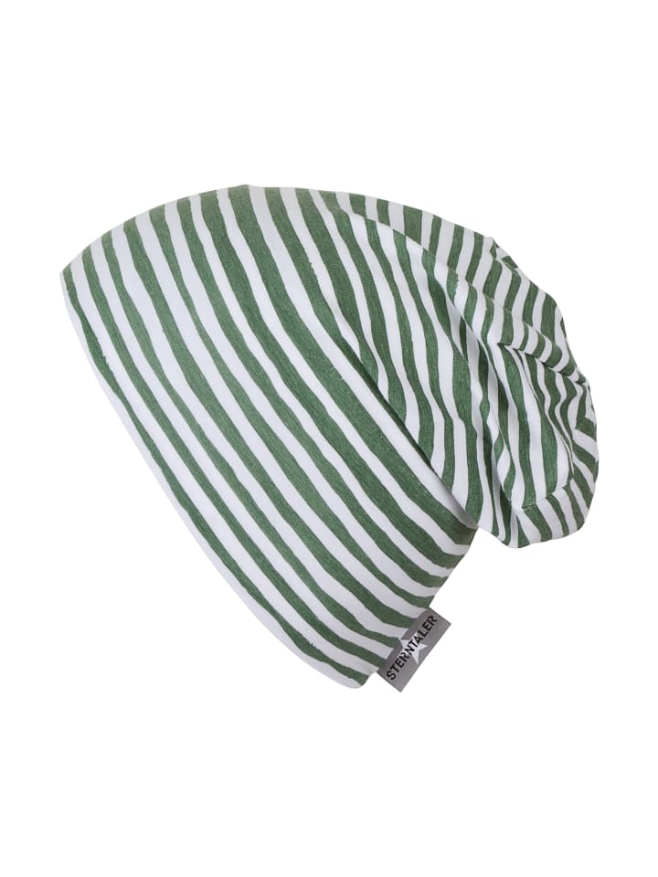 Sterntaler Beanie Streifen in sattes grün günstig kaufen
