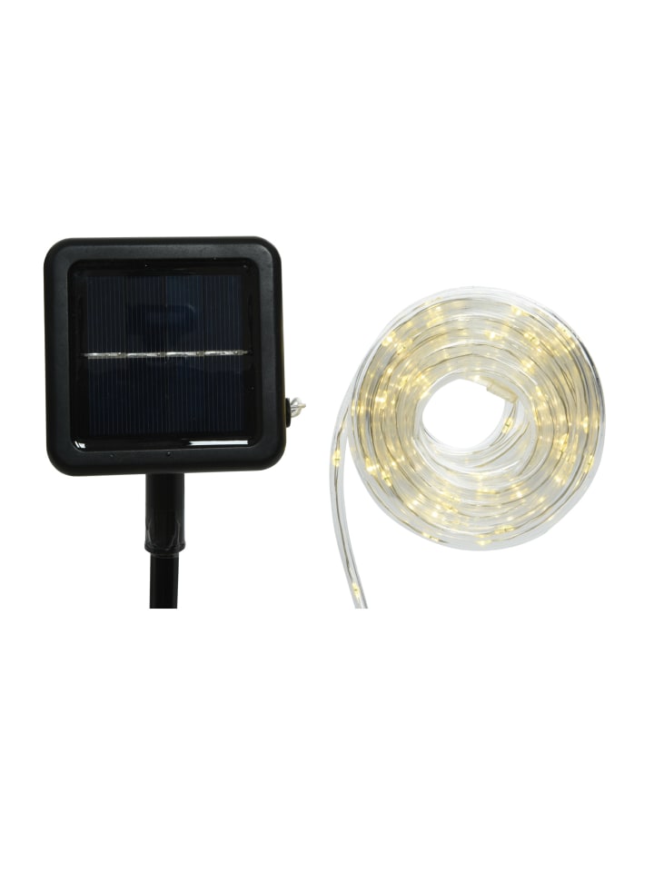 MARELIDA Solar Lichtschlauch 200LED 8 Funktionen in transparent - L: 9,95m günstig kaufen onesize