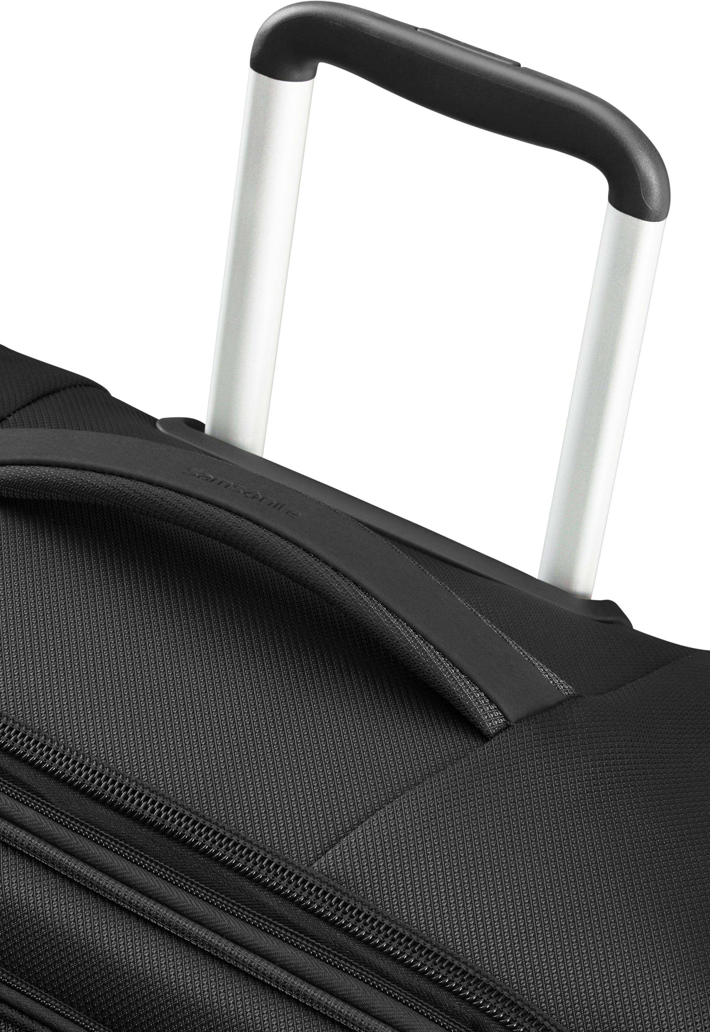 Samsonite Weichgepäck-Trolley Respark, ozone black, 55 cm, 4 Rollen, mit Volumenerweiterung