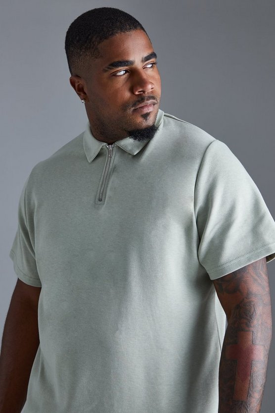 Plus Slim-Fit Poloshirt