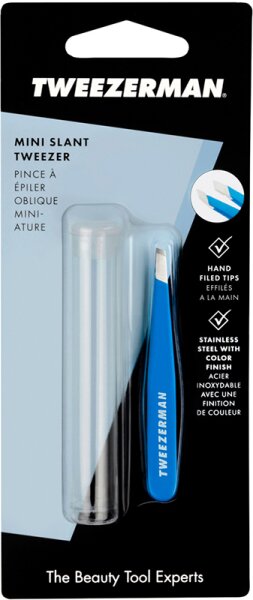 Tweezerman Pinzette Slant, schräg, Mini, geblistet Pinzette