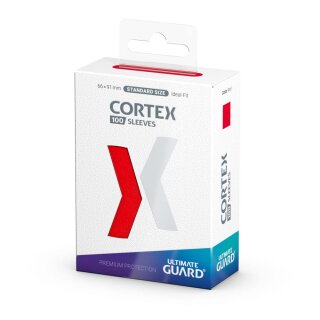 Ultimate Guard Cortex Sleeves Standardgröße Rot (100)