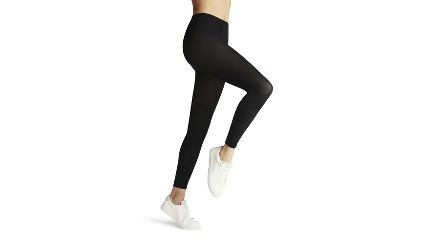 FALKE Damen Leggings Cotton Touch schwarz