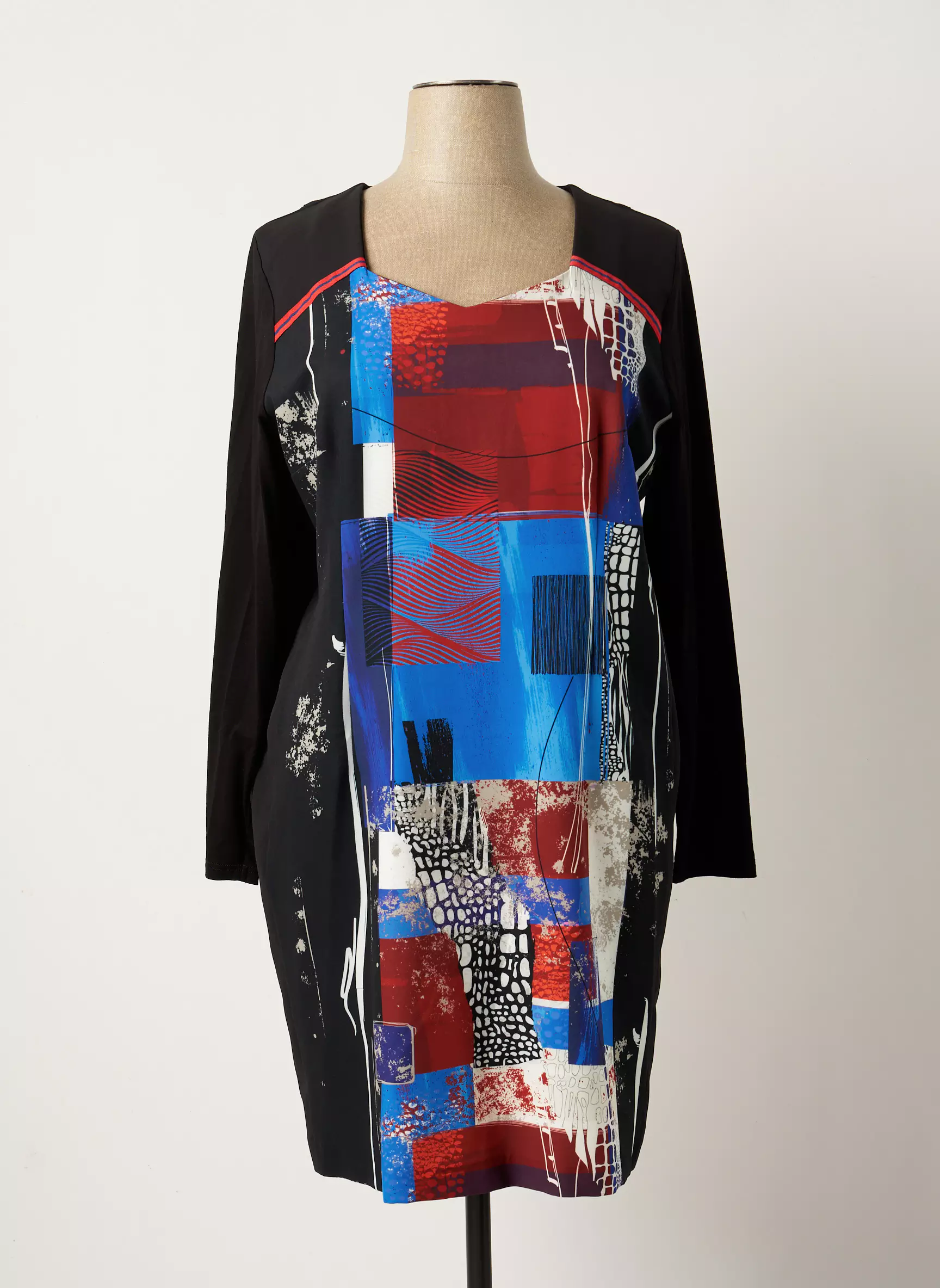 Pause Cafe Robes Mi Longues Femme couleur noir