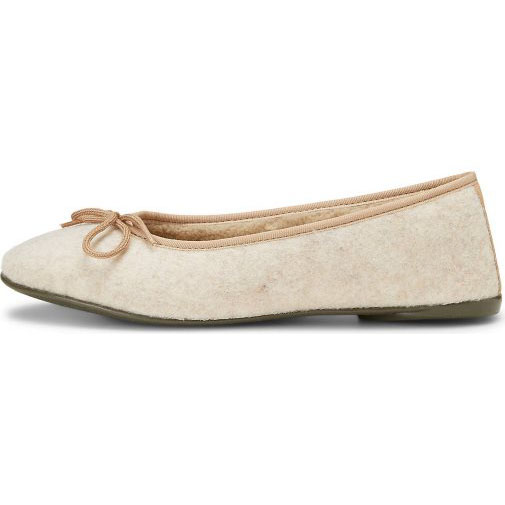 Marc O'Polo Ballerina-Hausschuhe mit flauschigem Teddyfutter