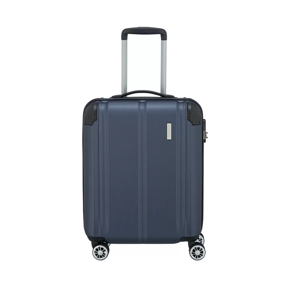 Travelite City Handgepäcktrolley mit 4 Rollen S 55cm 40 Liter - Marine