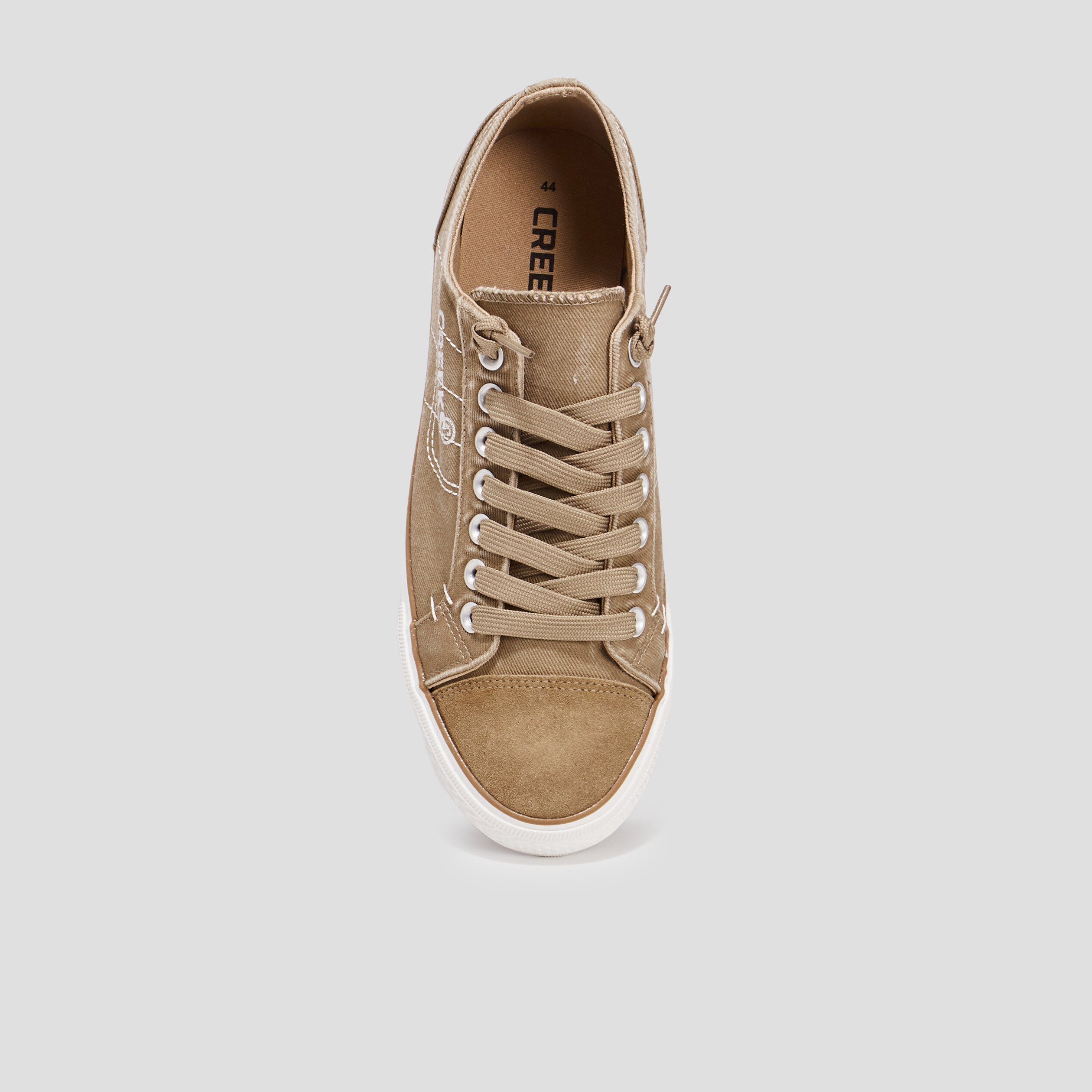 Tennis en toile à lacets Creeks sable homme | La Halle