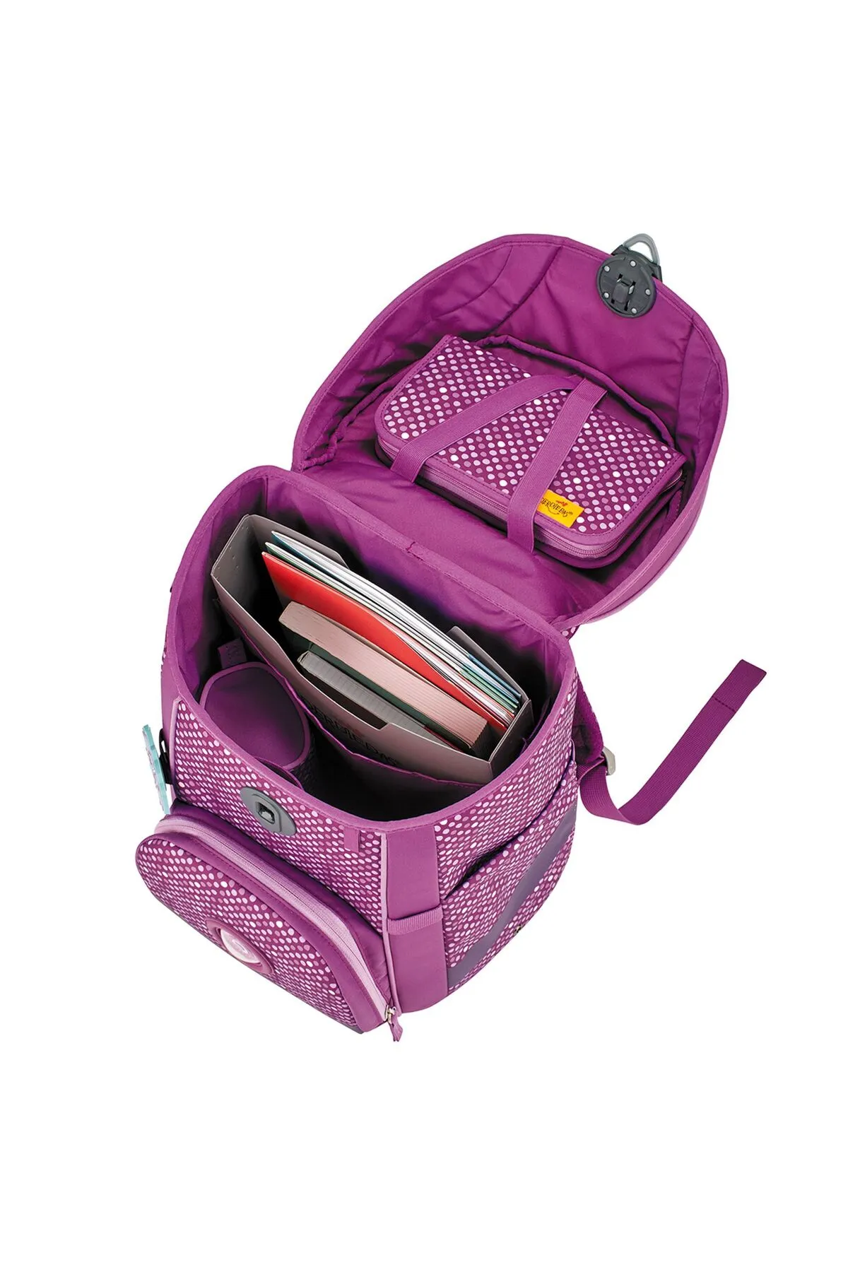 DerDieDas  Schulrucksack - Lila - Unifarben