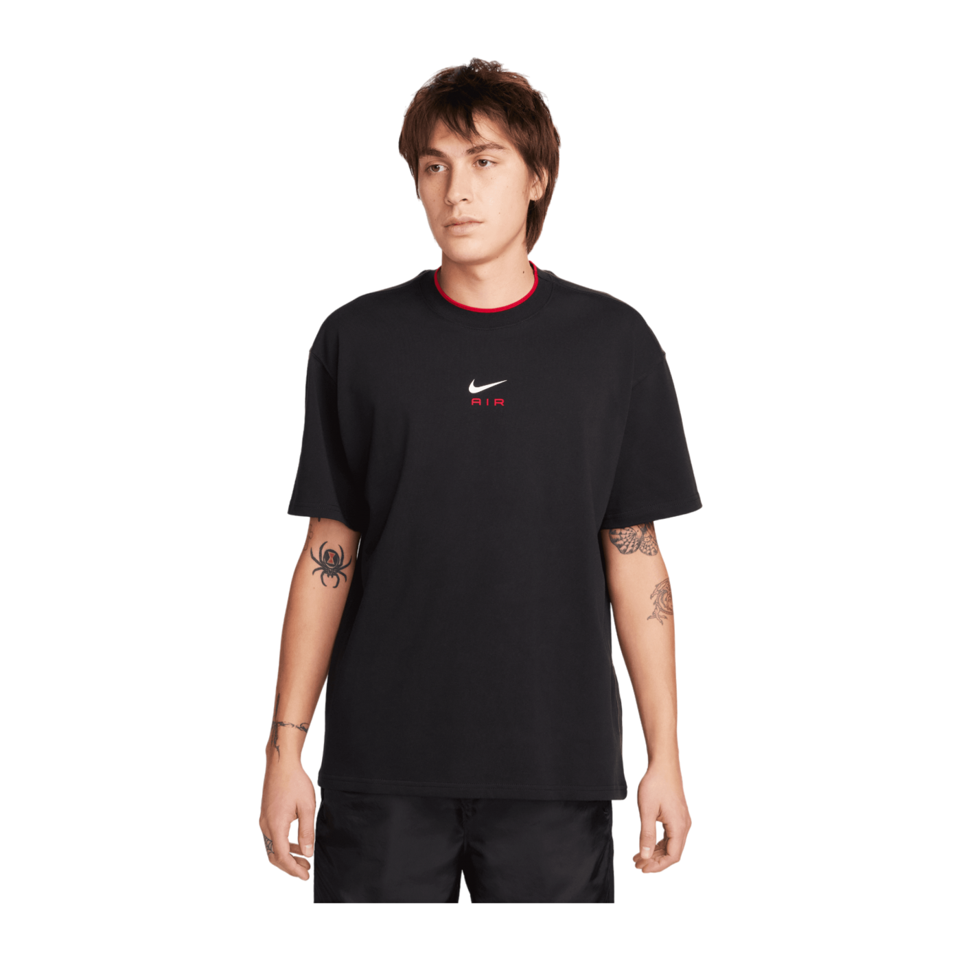 Nike Air Fit T-Shirt Schwarz Rot F011