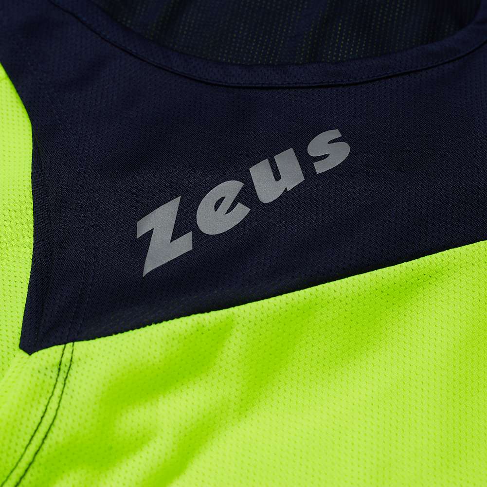 Zeus Kit Robert Herren Leichtathletik Singlet Set Trikot mit Shorts gelb