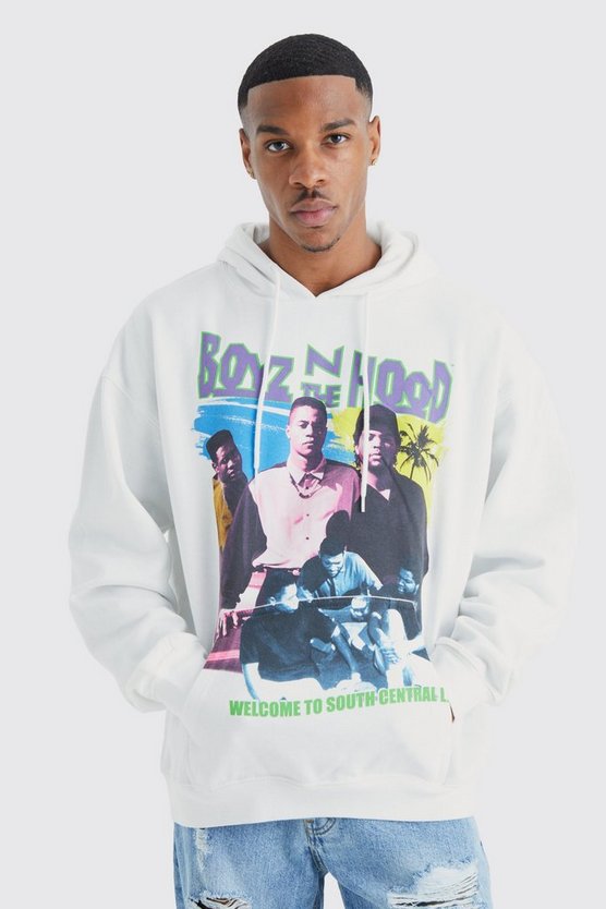 Oversize Hoodie mit lizenziertem Boyz In Hood Print