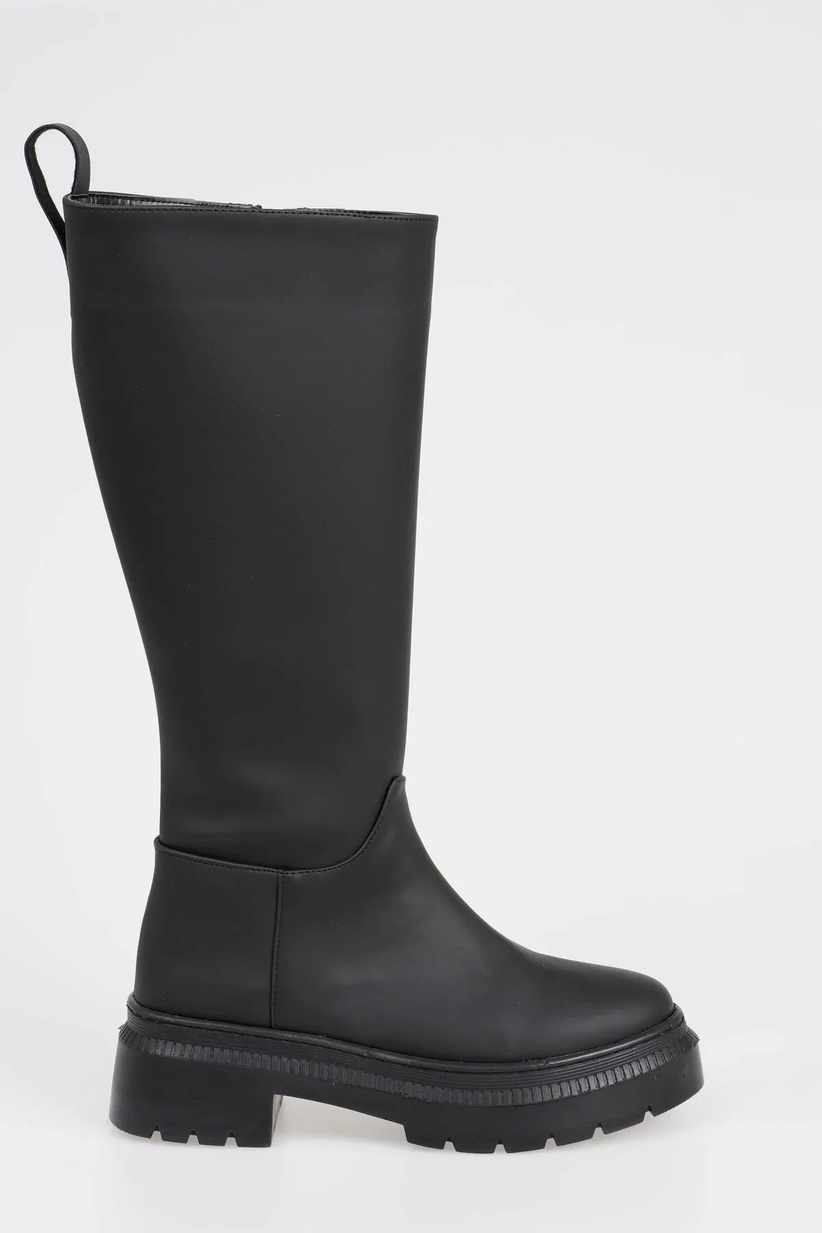 CZ London  Schnürsenkellose Damenstiefel mit dicker Zehensohle