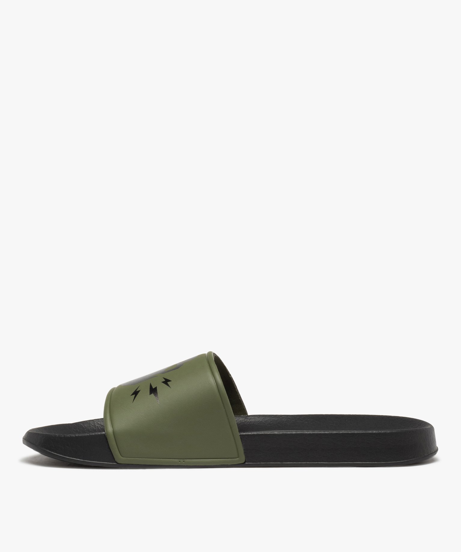 Mules de piscine homme à bandeau imprimé – Call of Duty kaki | GEMO