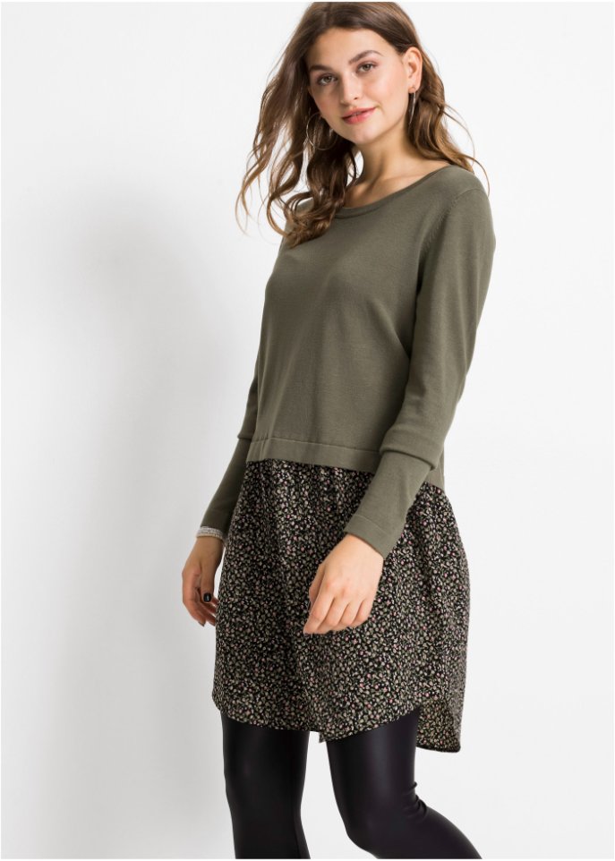 Pullover mit Rockansatz