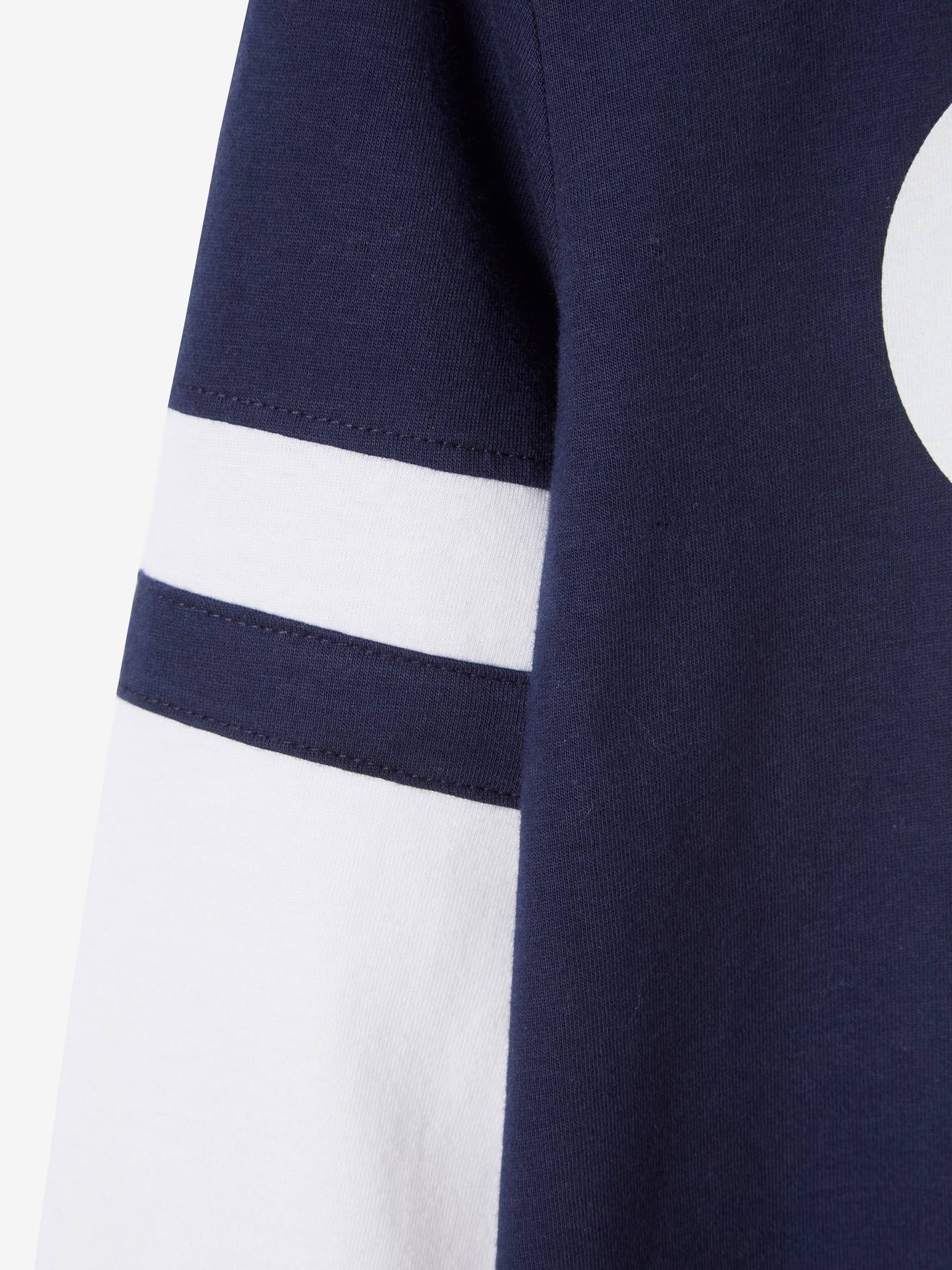 T-shirt de sport garçon motifs graphiques bleu