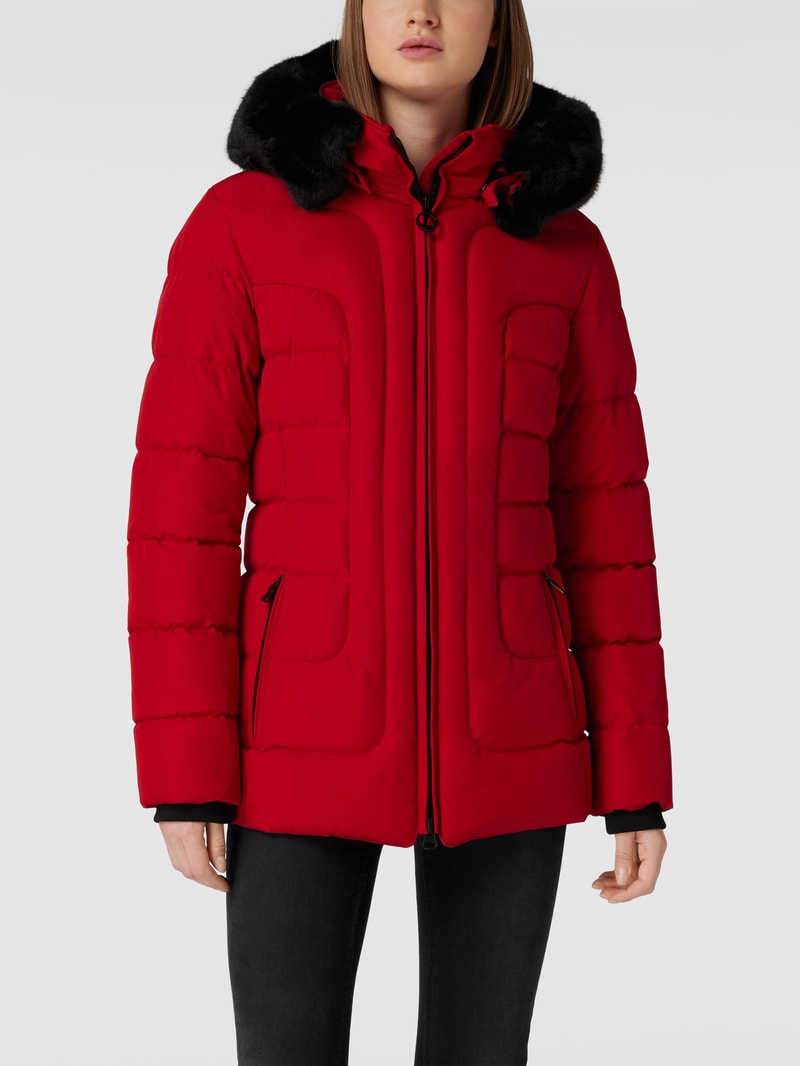 Funktionsjacke mit abnehmbarer Kapuze Modell 'Belvitesse Medium' in rot