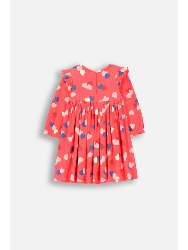 Coccodrillo Gestreiftes Kleid in rosa günstig kaufen