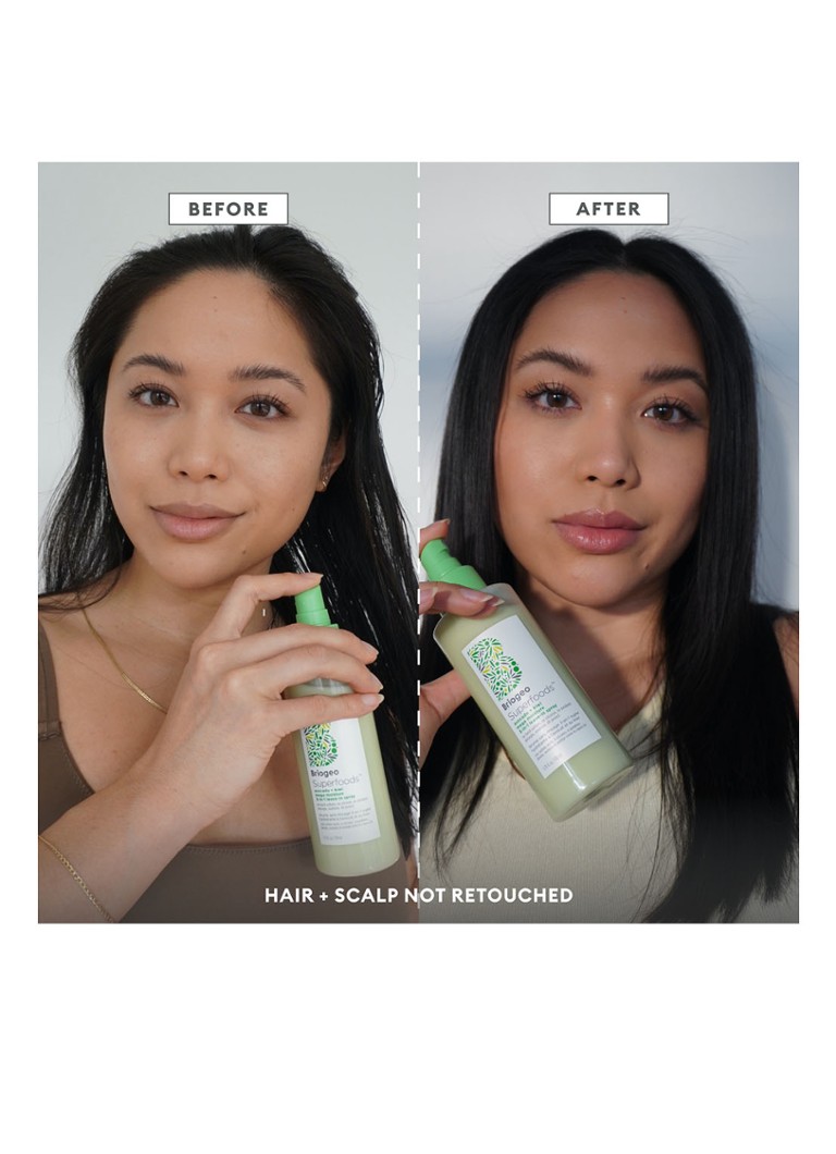 Briogeo Mini Spray hidratant 3 în 1 Briogeo Superfoods™ cu avocado și kiwi - Format de călătorie