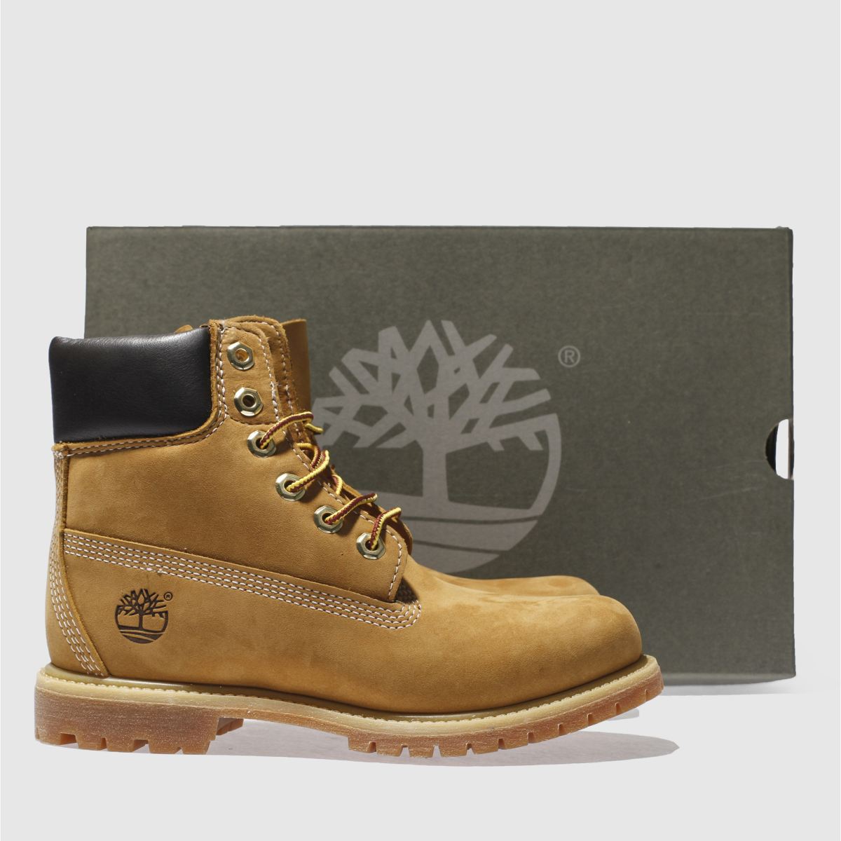 Timberland prémium 6 hüvelykes csizma natúr színben