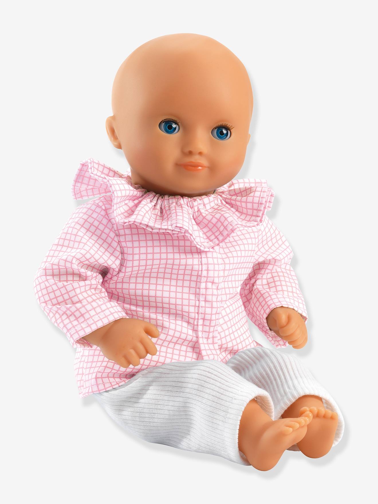 Djeco Babypuppe POMEA DJECO, Schlafaugen - gelb