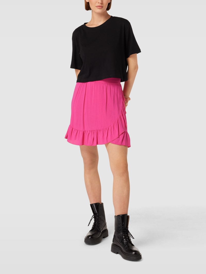 Rock in Wickel-Optik Modell 'VIPAYA' in pink