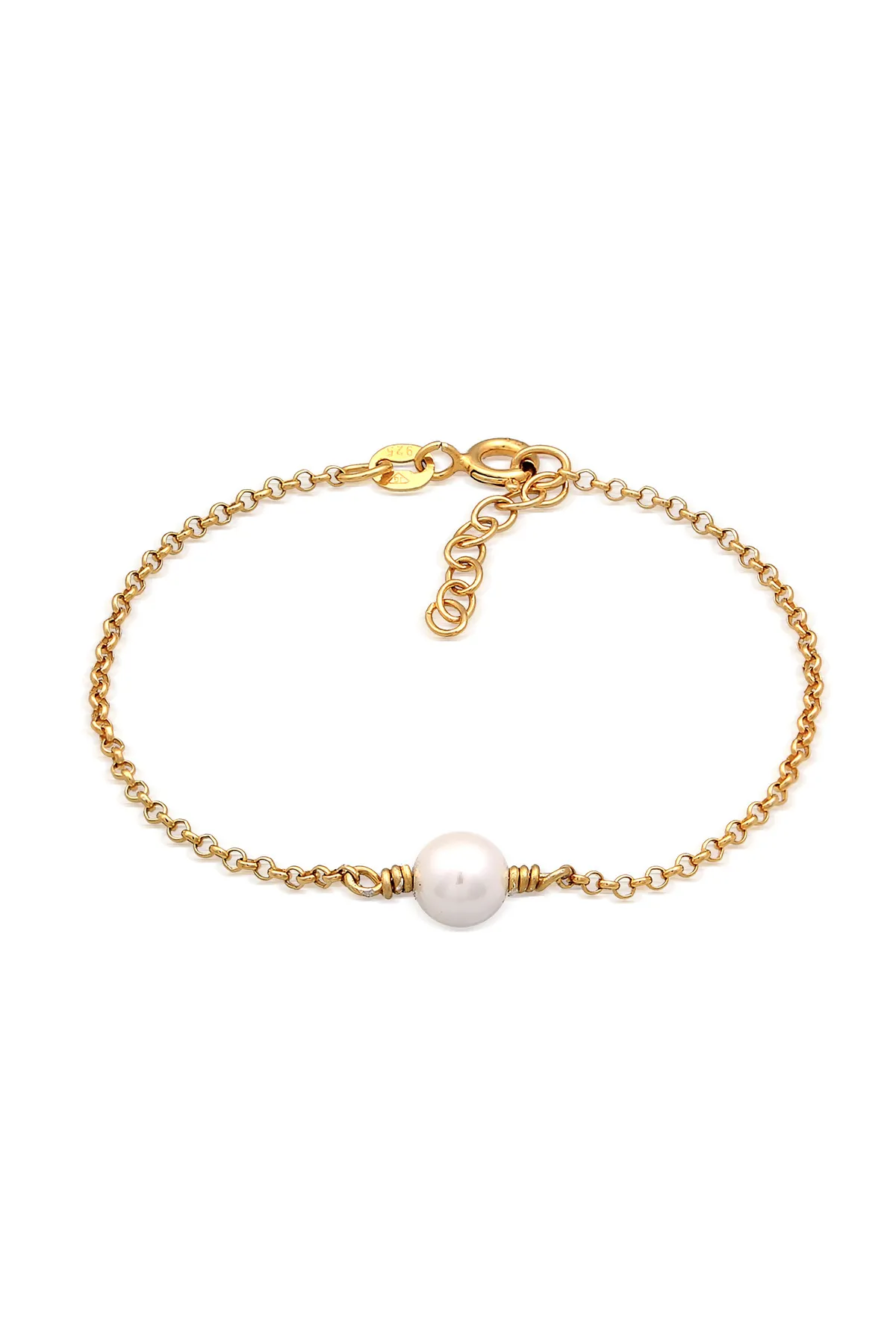 ELLI  Armband Kids Muschelkernperle Silber 925