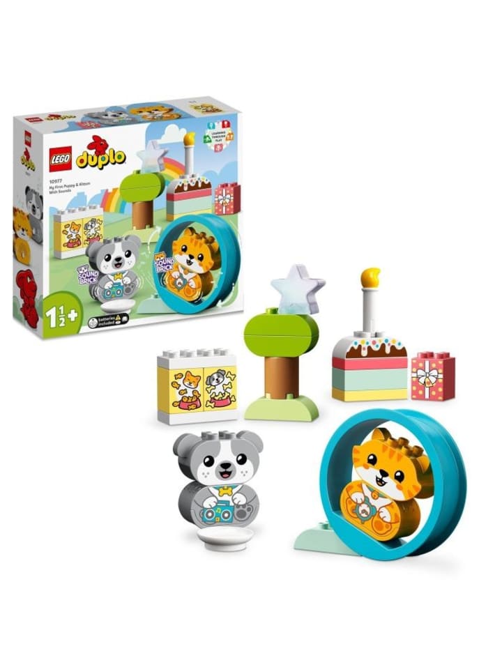 LEGO Bausteine Duplo 10977 Mein erstes Hündchen & Kätzchen mit Ton - 18 Mon. - 5 J günstig kaufen onesize