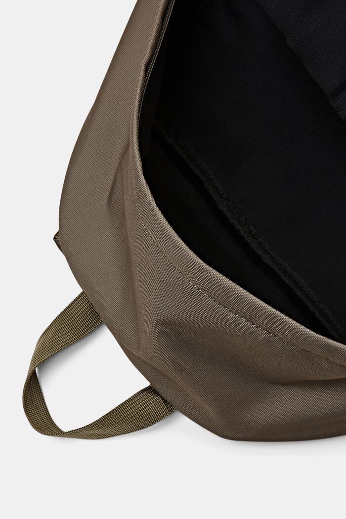 Rucksack aus Webstoff mit Zipperfach