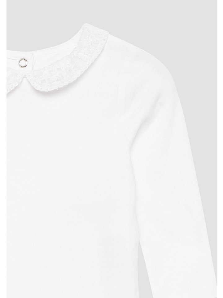 s.Oliver T-Shirt Body langarm in Weiß günstig kaufen