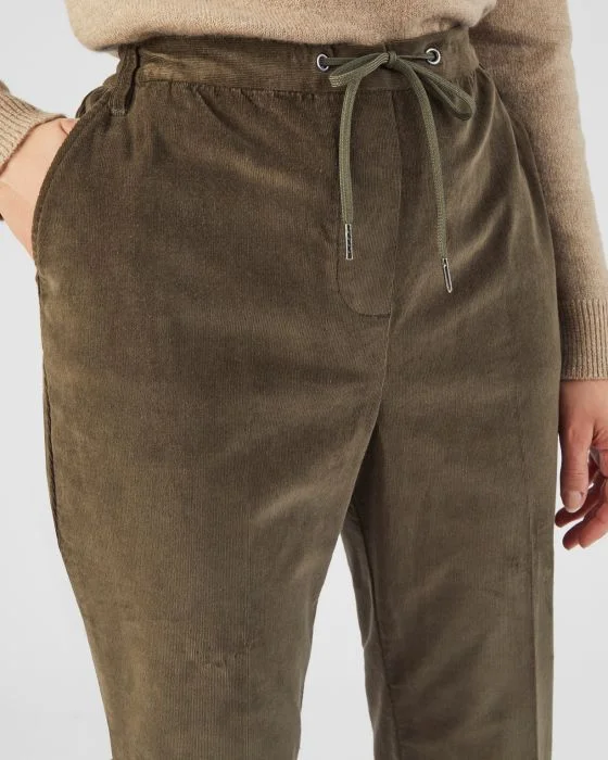 Pantalon enfilable velours