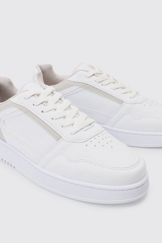 Klobige Sneaker mit Kontrast-Einsatz