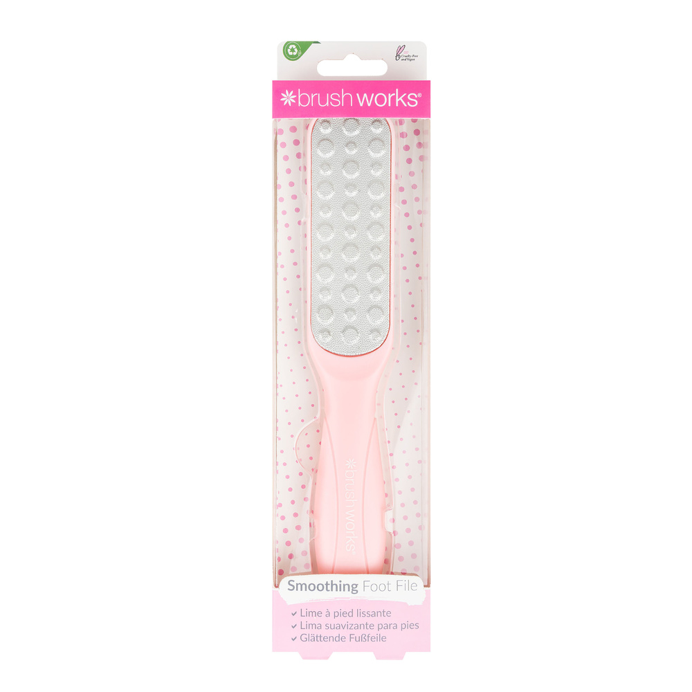 Brushworks Râpe à pieds lissante en acier Rape à pieds